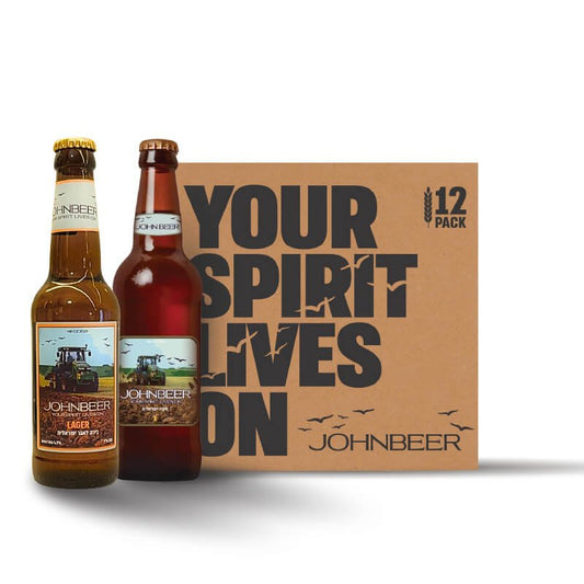 12-pack of Johnny beers